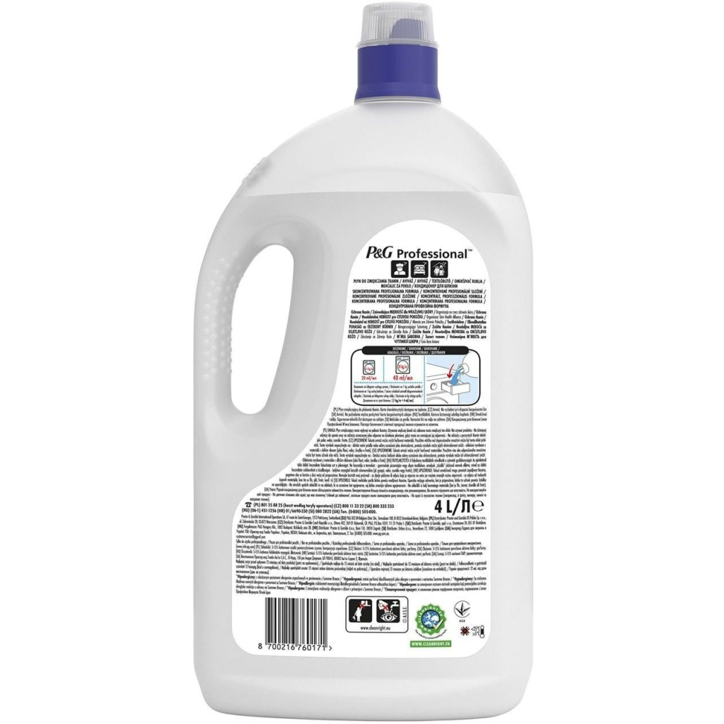 Кондиціонер для білизни Lenor Professional Sensitive 4 л (8700216760171) - изображение 2