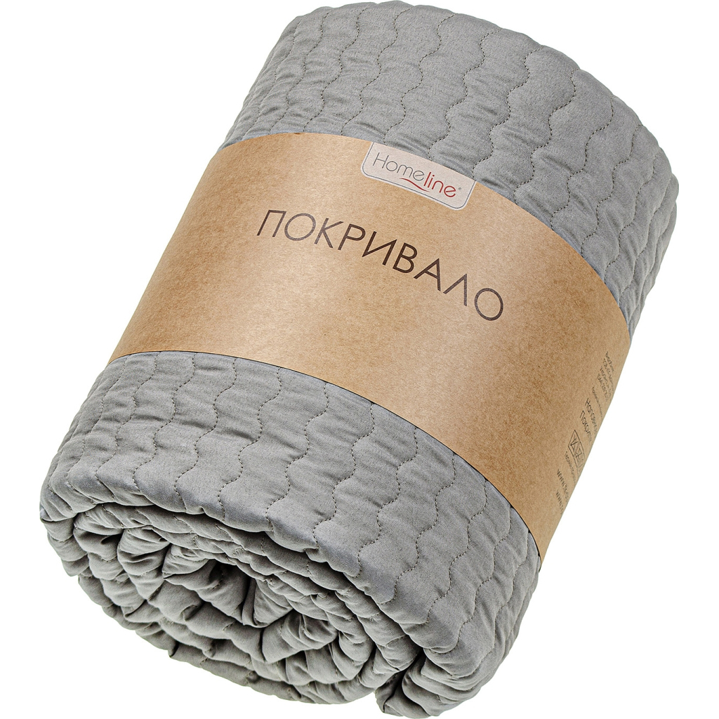 Покривало Home Line стьобане двостороннє (кавовий) 160х210 (181959) - зображення 1