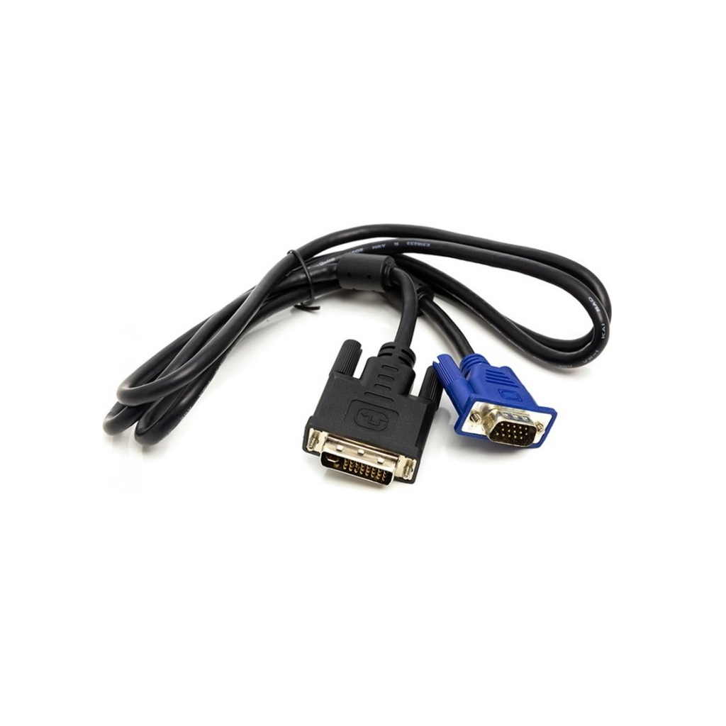 Кабель мультимедійний DVI-I (24+5) (M) to VGA (M), 1.0m PowerPlant (CA911981) - зображення 1
