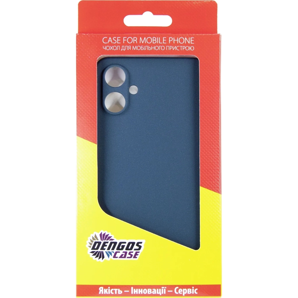 Чохол до мобільного телефона Dengos Samsung Galaxy A06 Carbon + glass (Blue) (DG-KM-114) - зображення 4