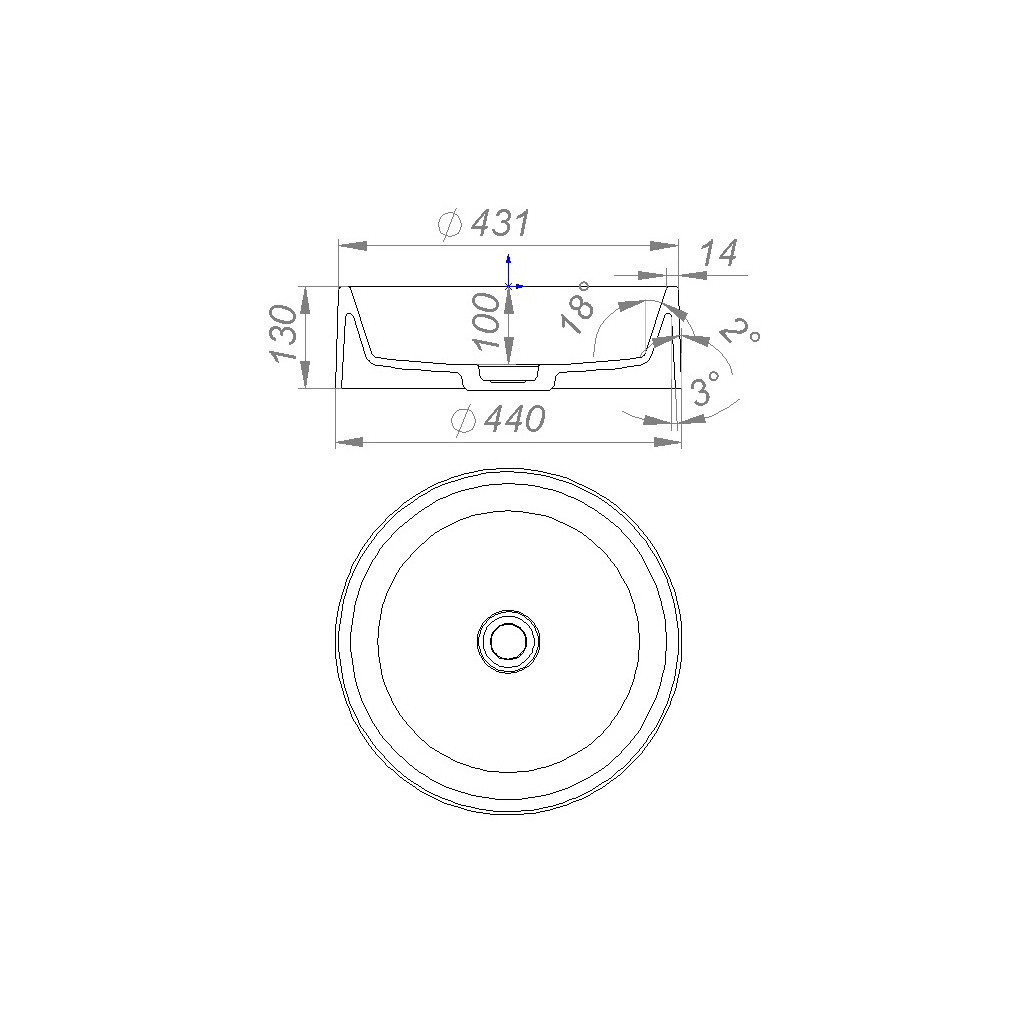 Раковина GRANADO Toro black (gbs0401) - изображение 5