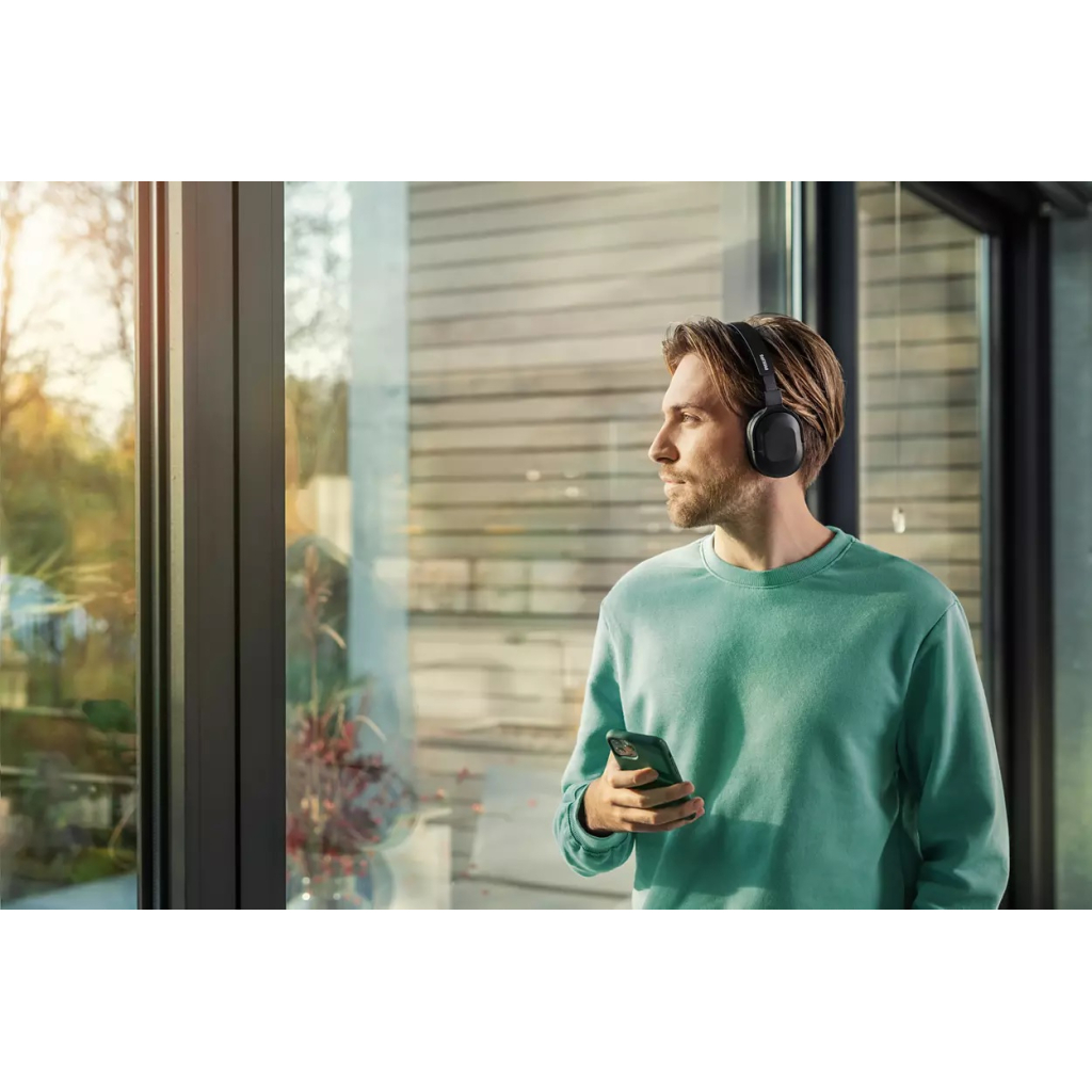 Навушники Philips TAH6506 Over-ear ANC Wireless Black (TAH6506BK/00) - зображення 9