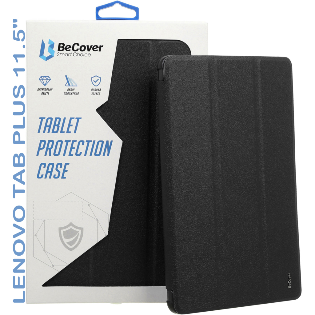 Чохол до планшета BeCover Smart Case Lenovo Tab Plus 11.5" Black (711838) - зображення 6