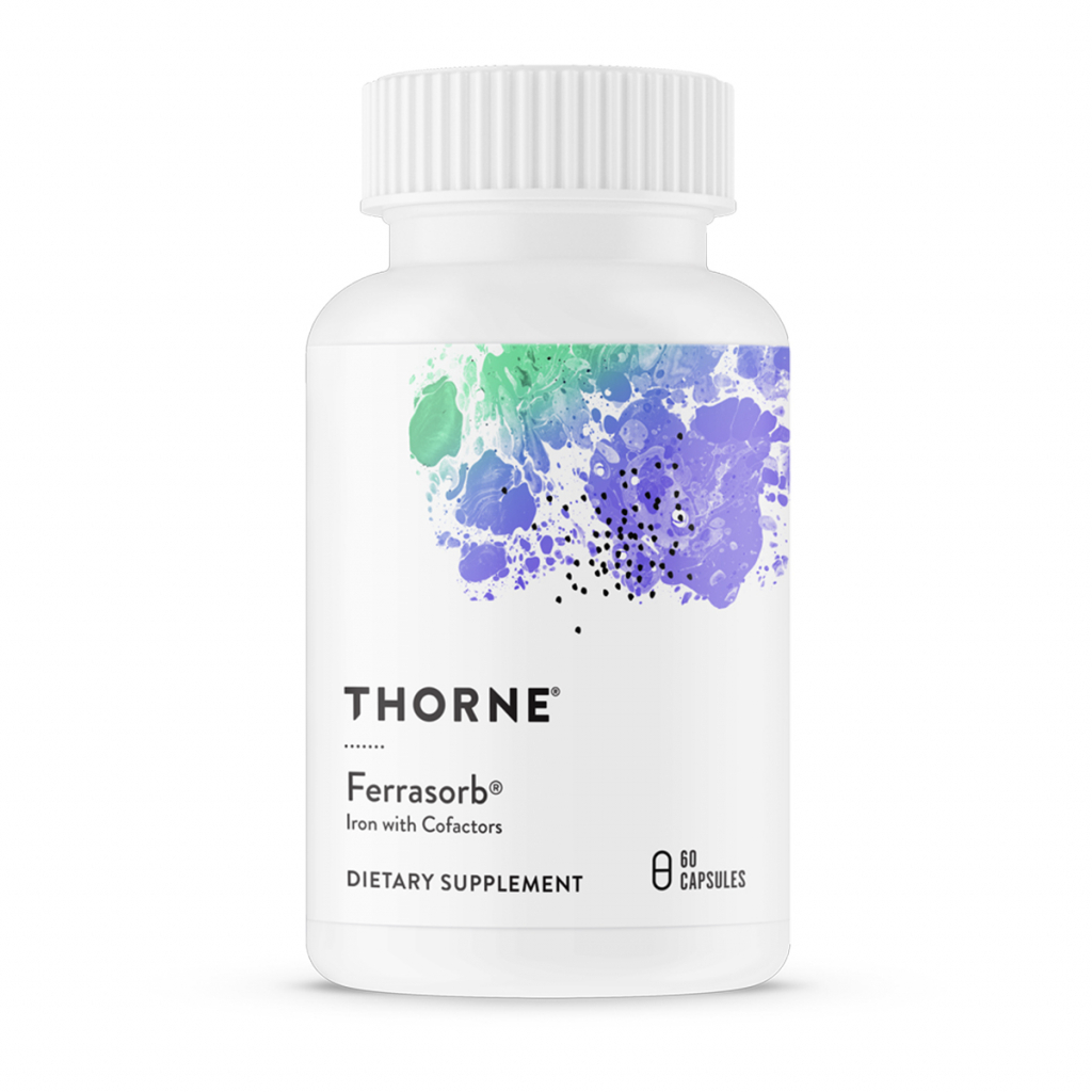 Вітамінно-мінеральний комплекс Thorne Research Будівельна Формула Крові, Ferrasorb, 60 гелевих капсул (THR-75003) - зображення 1