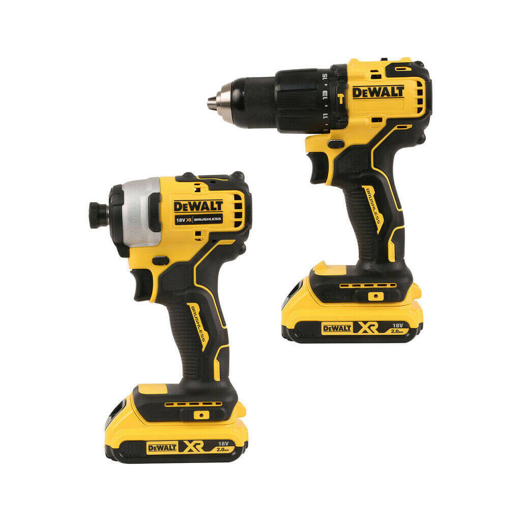 Набір електроіструментів DeWALT 2 од. 18 В XR Li-lon, вага 5.9 кг, кейс TSTAK, 2 АКБ та ЗП (DCK2062D2T) - изображение 2