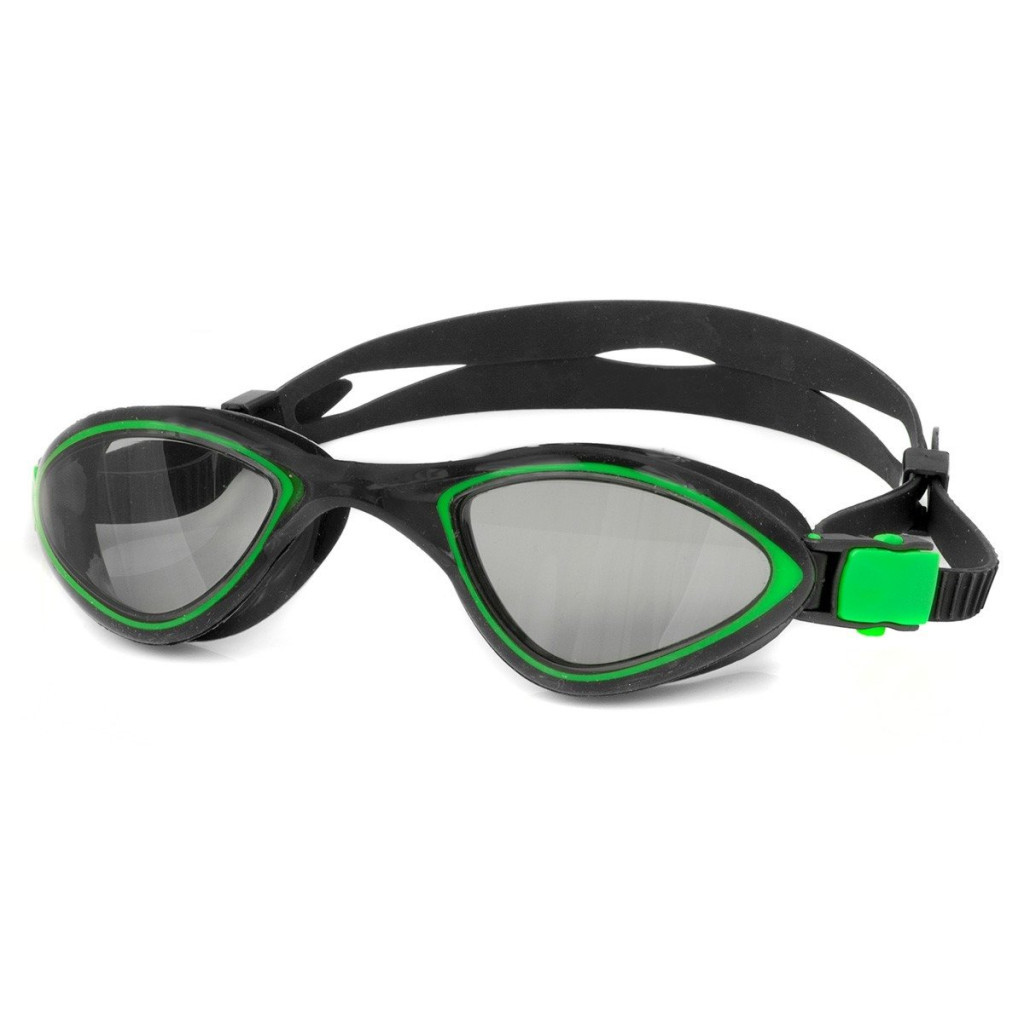 Окуляри для плавання Aqua Speed Flex 086-38 6664 чорний, зелений OSFM (5908217666642) - зображення 1