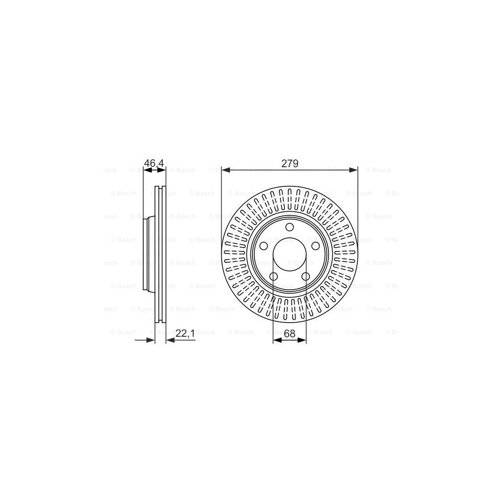 Гальмівний диск Bosch 0 986 479 916 - зображення 5