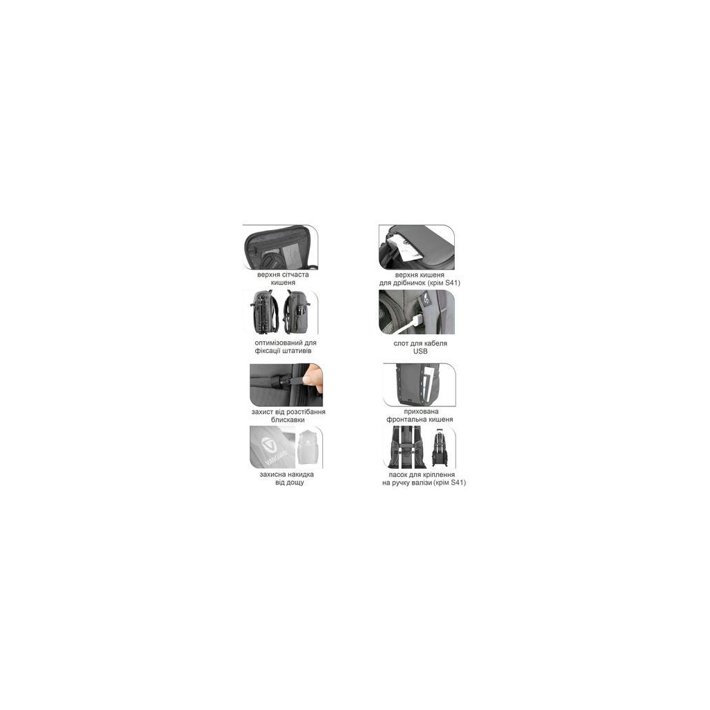Фото-сумка Vanguard VEO Adaptor S41 Black BK (DAS301757) - зображення 5