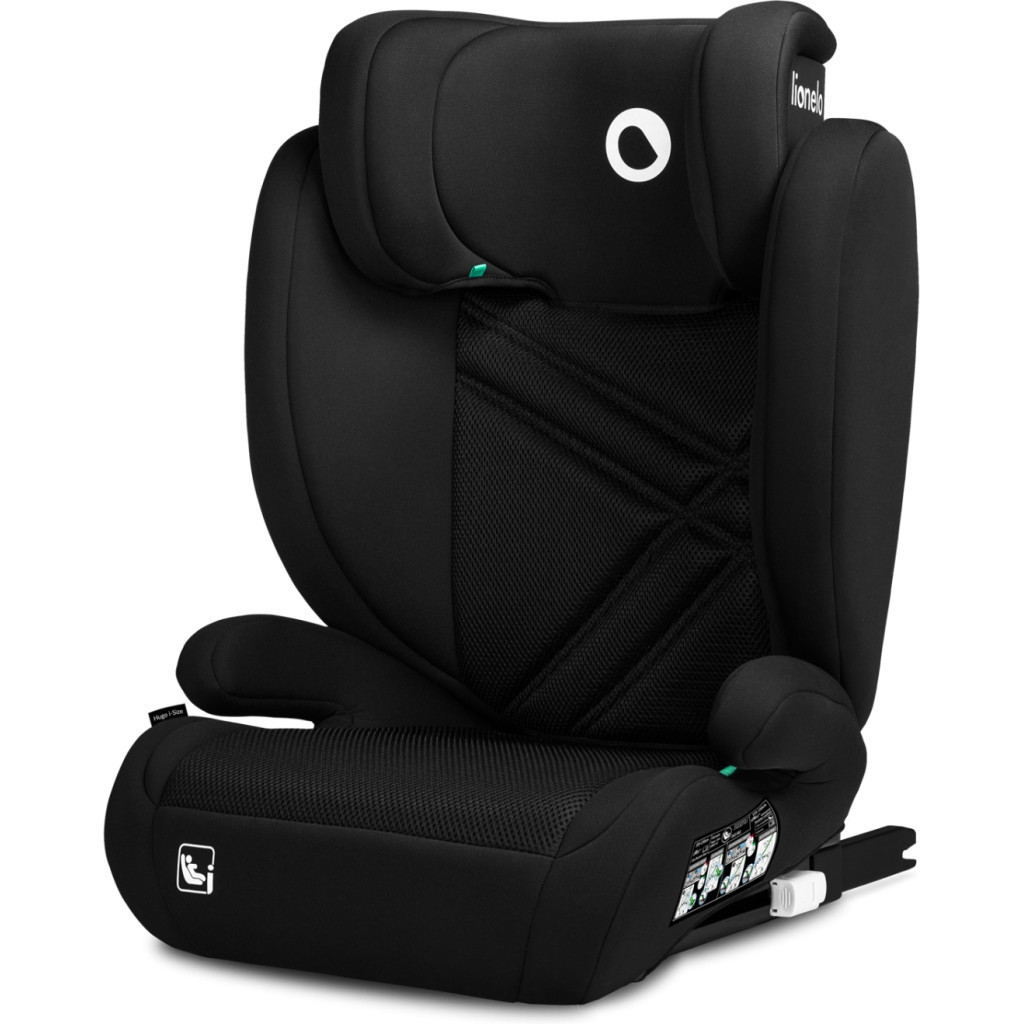 Автокрісло Lionelo Hugo I-Size Black Carbon, 15-36 кг, чорне (LO- HUGO I-SIZE BLACK CARBON) - зображення 2