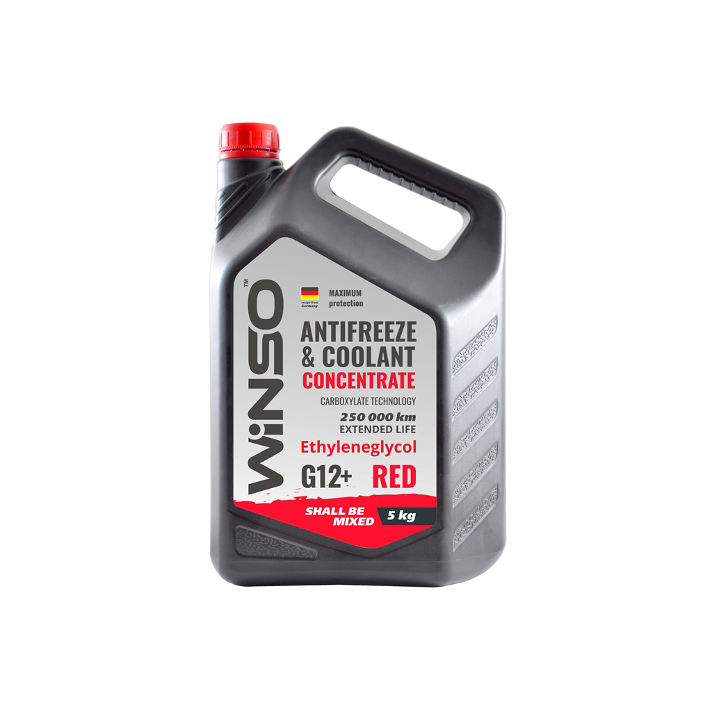 Антифриз WINSO COOLANT CONCENTRATE WINSO RED G 12+ концентрат 5kg (880990) - зображення 1