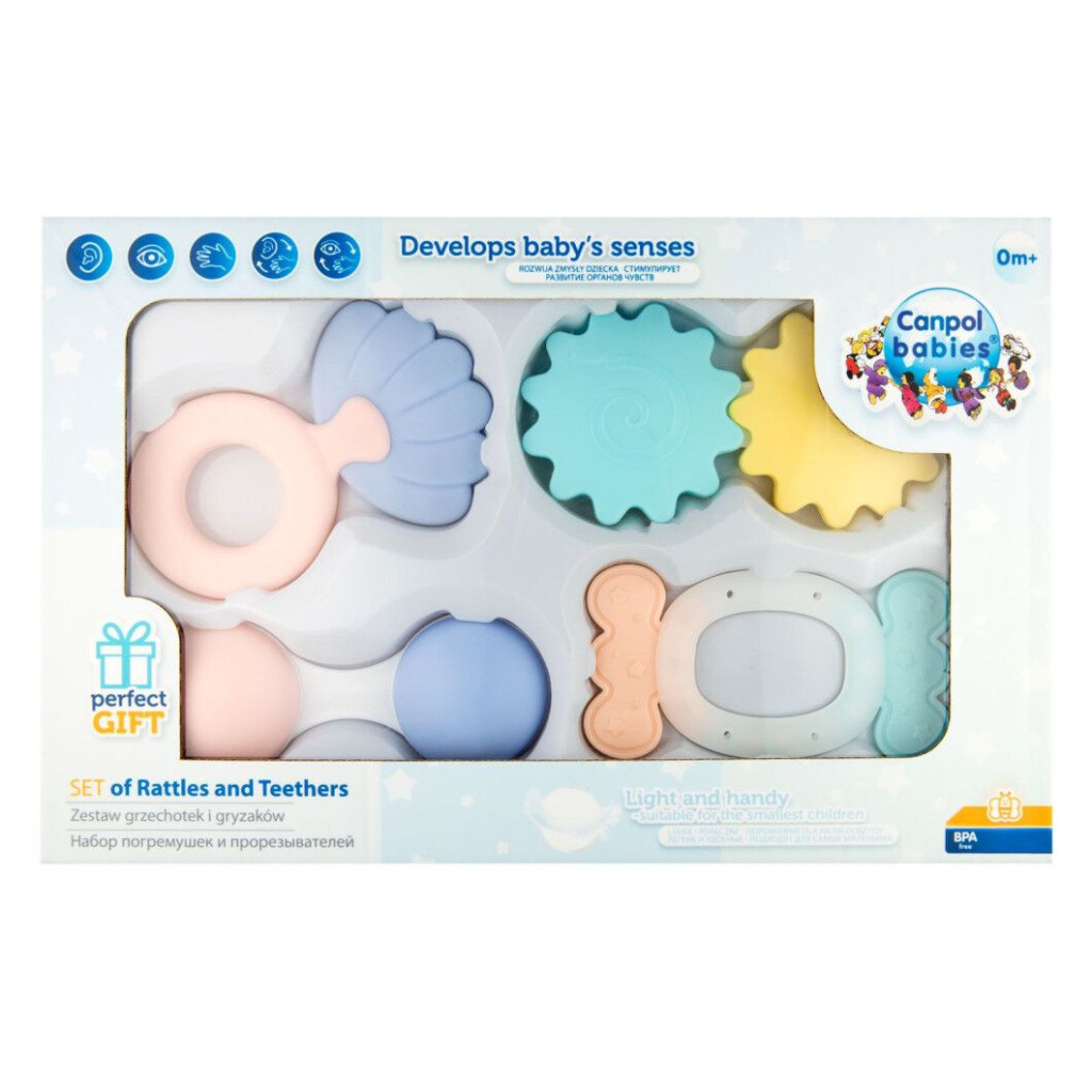 Брязкальце Canpol набір Pastel (79/401) - изображение 10