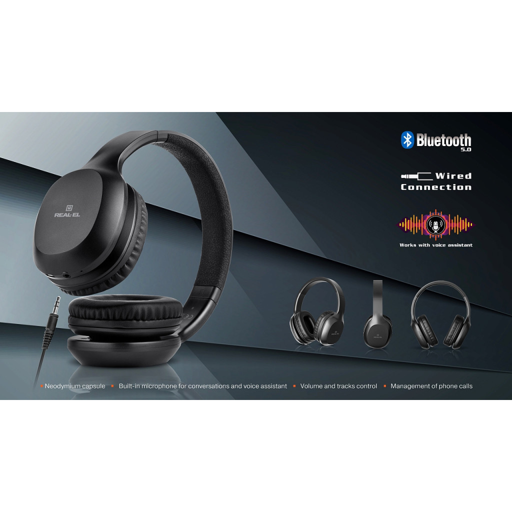 Навушники REAL-EL GD-820 Black - зображення 11