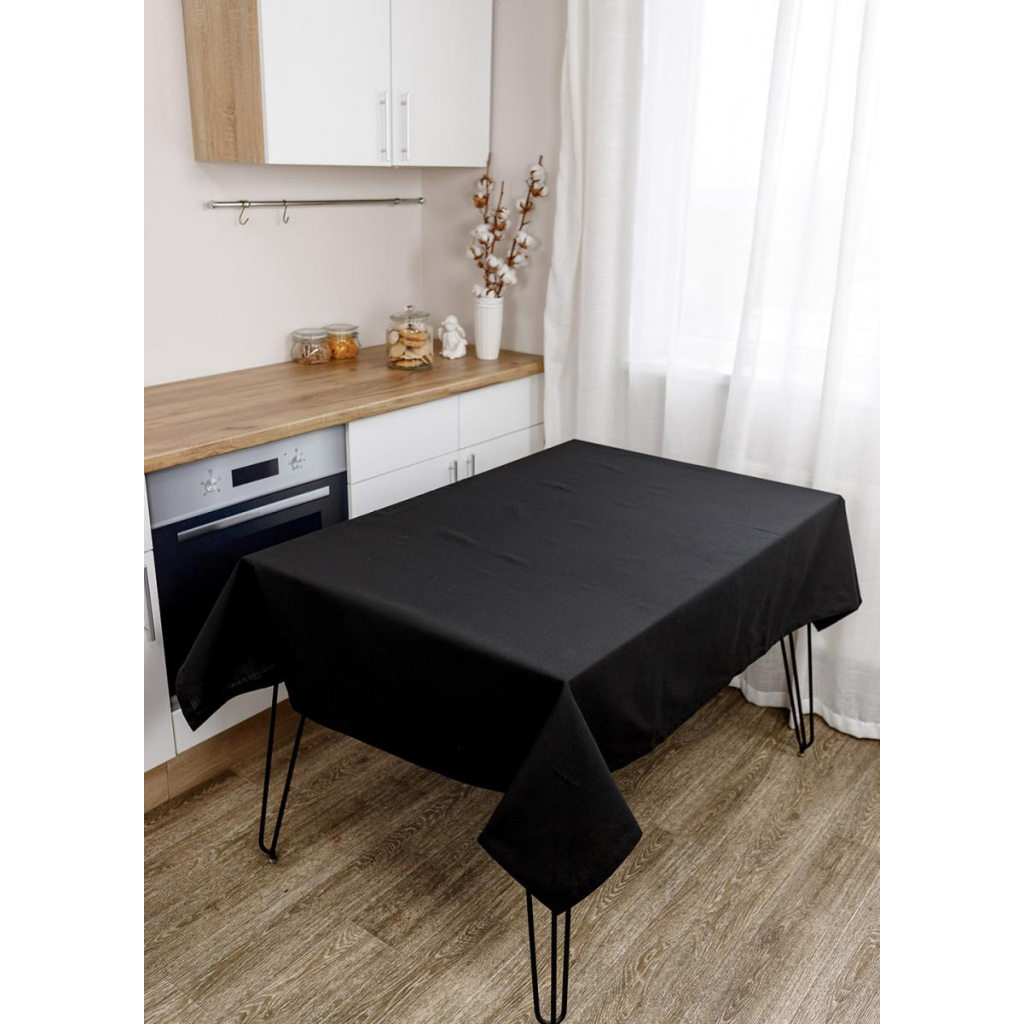 Скатертина Прованс Kelly чорна 140х140 см (032908) - зображення 2