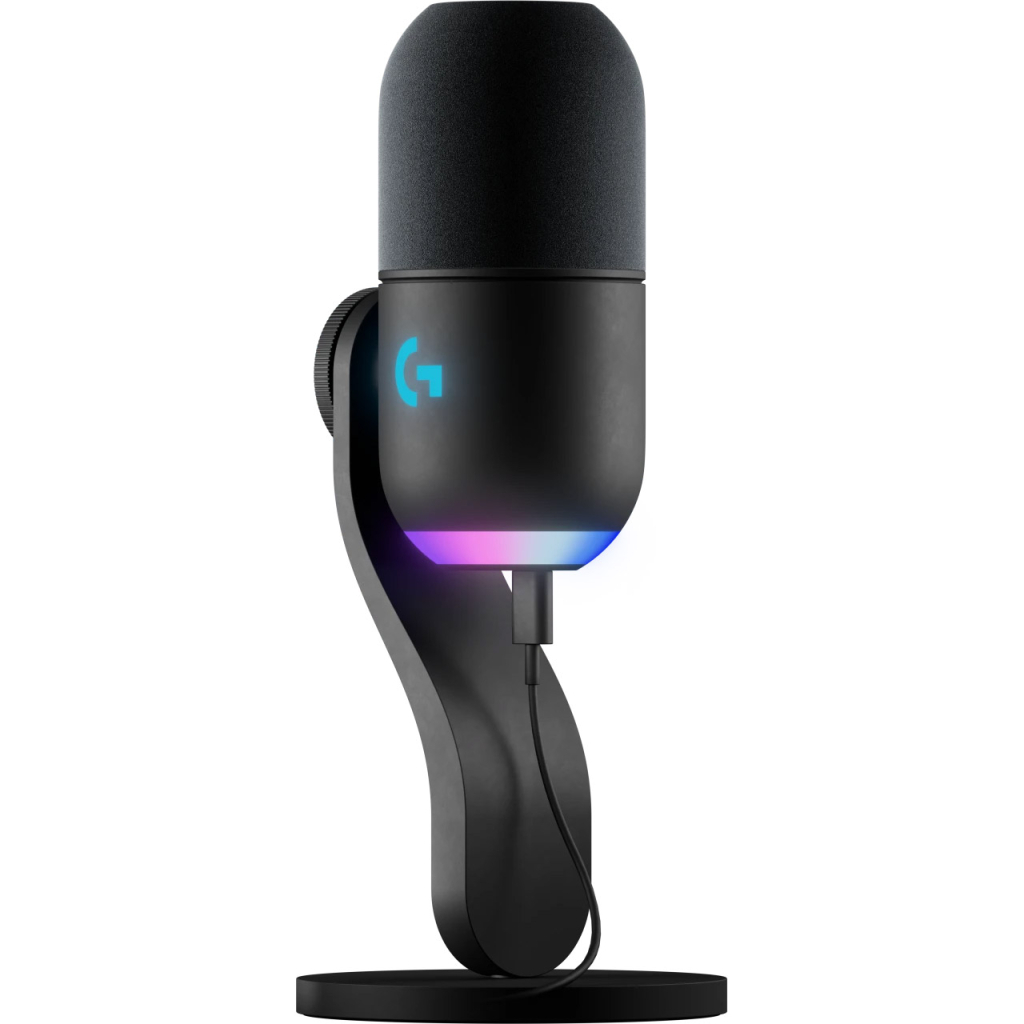 Мікрофон Logitech Yeti GX Dynamic RGB Gaming Mic with Lightsync Black (988-000569) - зображення 3