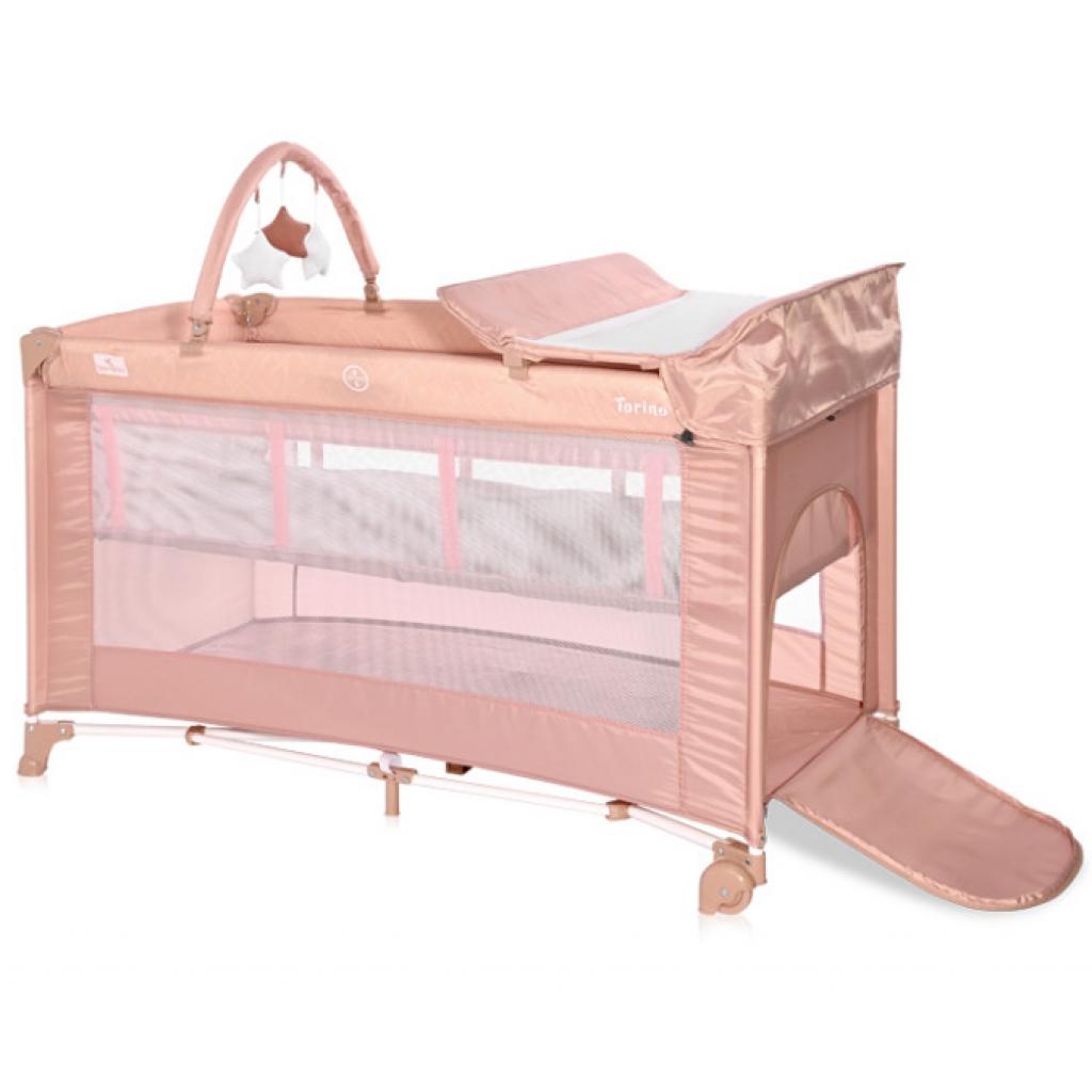 Дитячий манеж Bertoni/Lorelli TORINO 2L+ misty rose - зображення 3