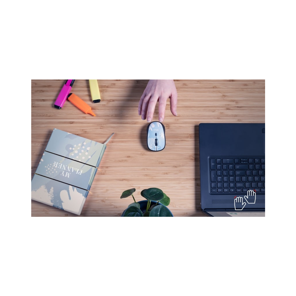 Мишка Trust YVI Wireless Blue Brush (24442) - зображення 4