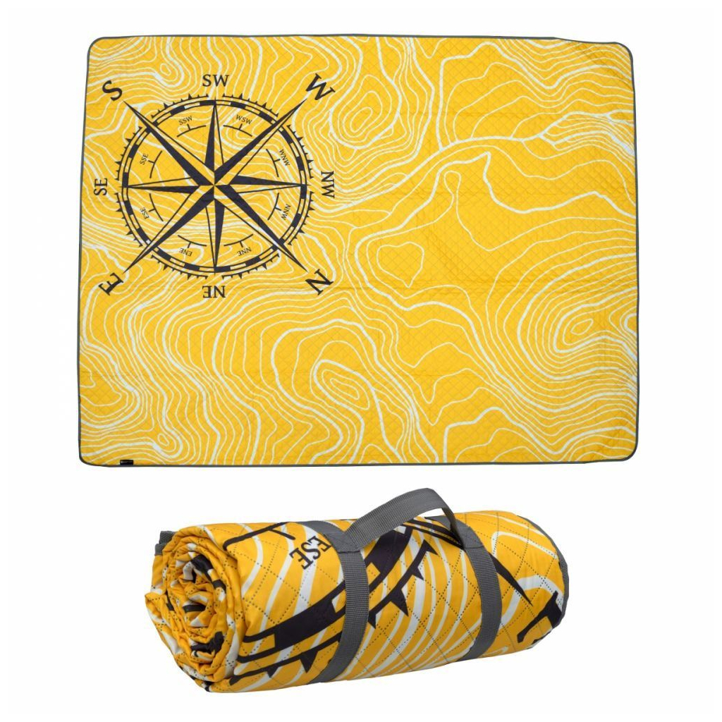 Плед Schwarzwolf для пікніка ALVERNIA 170 x 140 см, жовтий (F5600500AJ3) - зображення 1