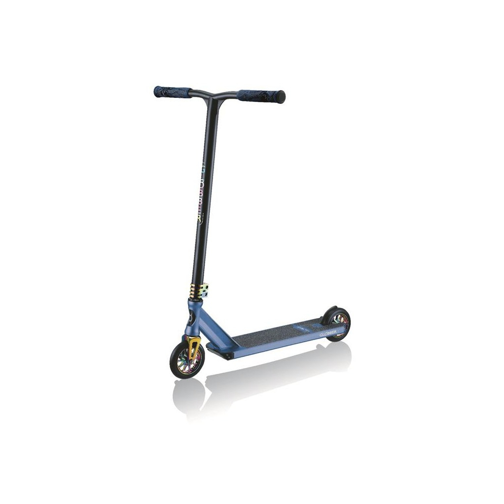 Самокат Globber GS900 Delux трюковий з пегами, чорно-синій (627-100) - зображення 1