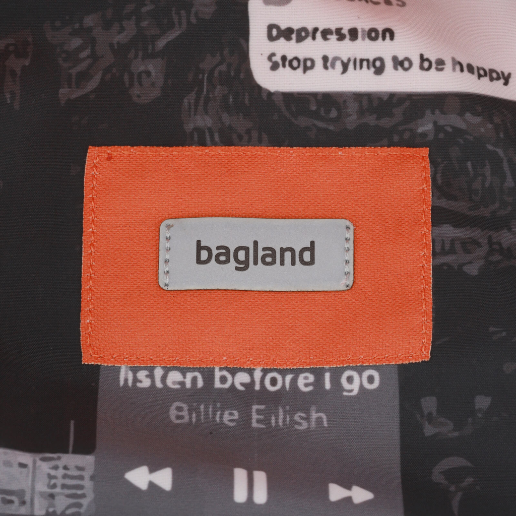 Рюкзак для ноутбука Bagland 17" Stylish XL 35L+print, whtite-black 1343 00558694 (1120220805) - зображення 5