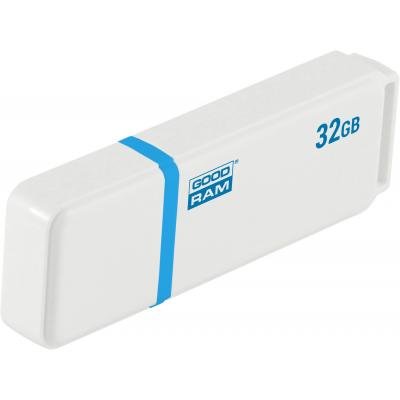 USB флеш накопичувач Goodram 32GB UMO2 White Graphite USB 2.0 (UMO2-0320WER11) - зображення 2