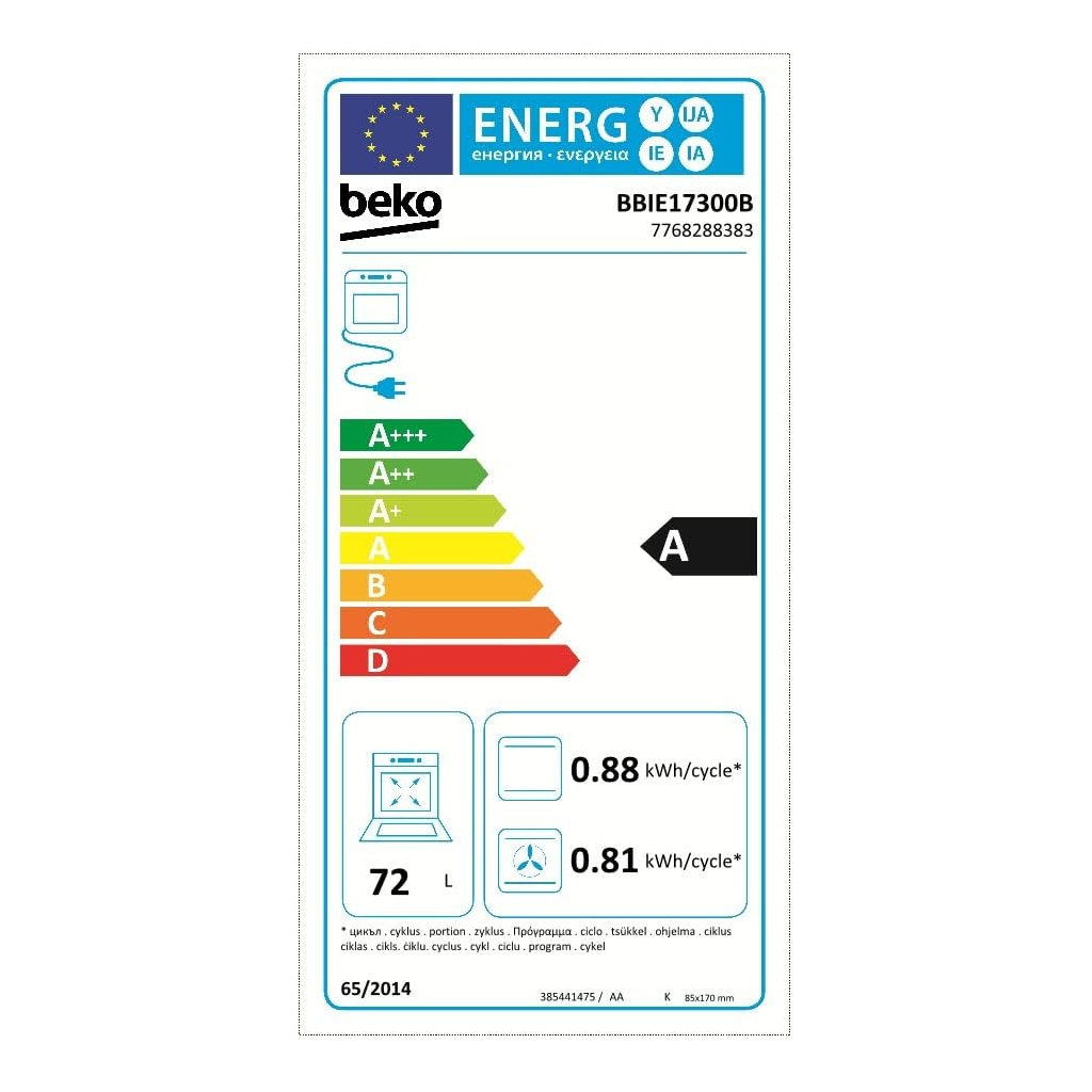 Духова шафа Beko BBIE17300B - зображення 8