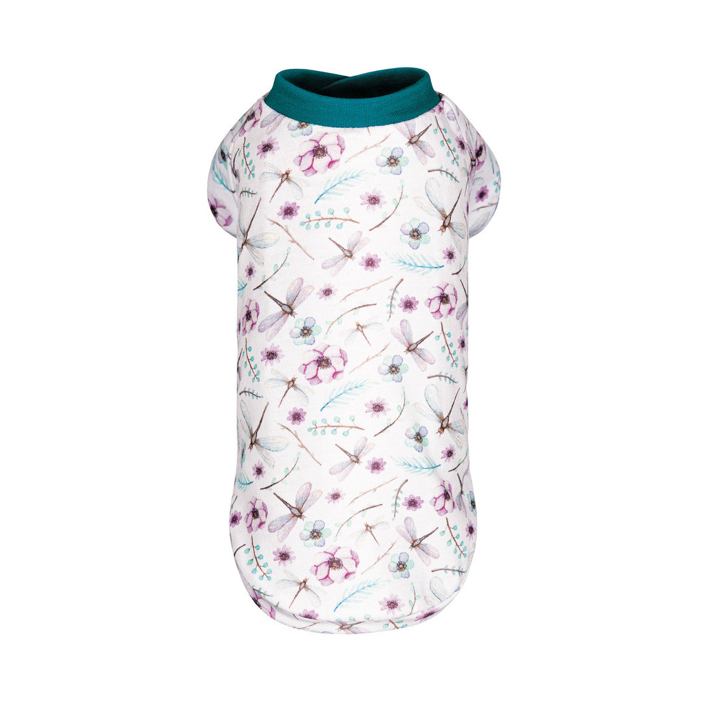 Футболка для тварин Pet Fashion Flora XS біла з квітковим принтом (4823082441495) - зображення 1