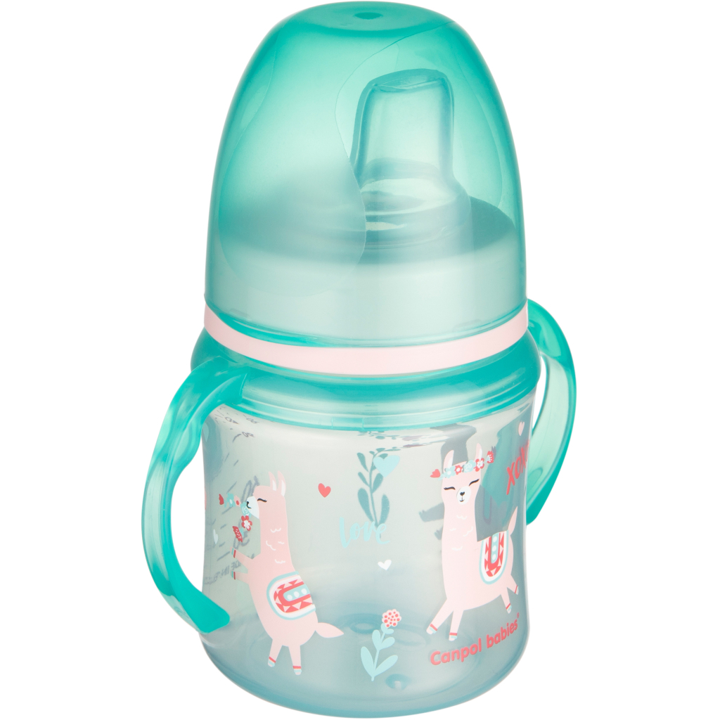 Поїльник-непроливайка Canpol babies EasyStart 120 мл - Sweet Fun зелена (35/207_gre) - изображение 2