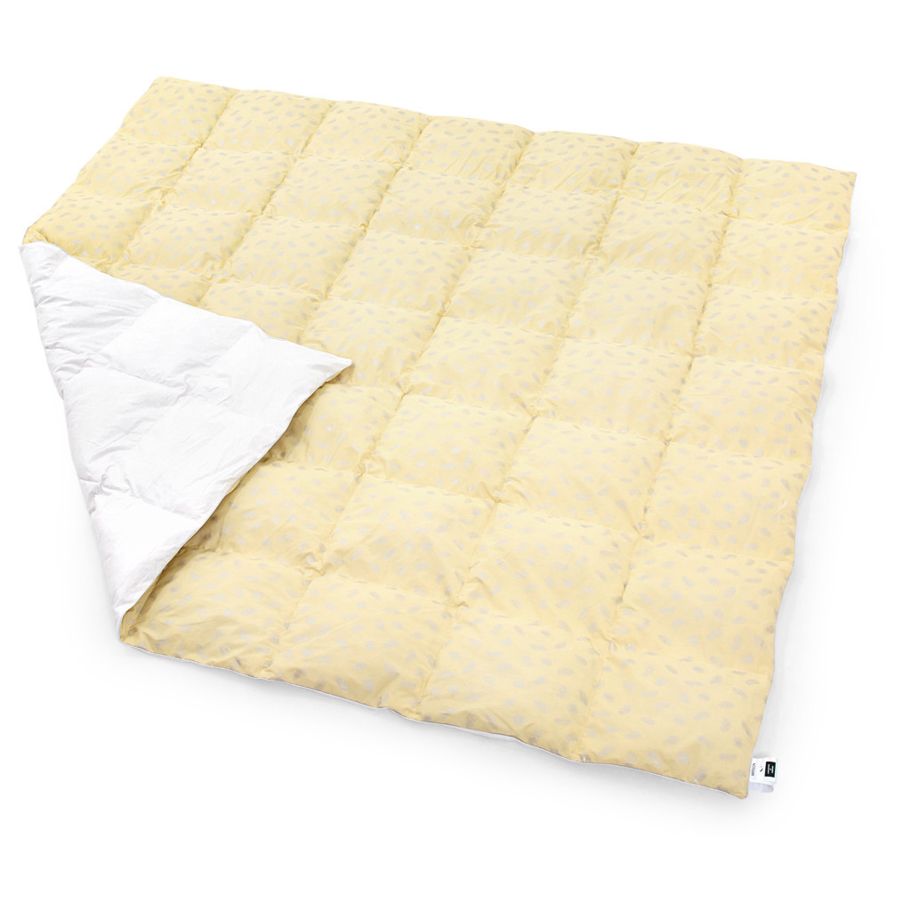 Ковдра MirSon Набір пуховий №2123 Bio-Beige Зима 70% пух 155х215 + подушки 50х70 2 шт пружні (2200003023756) - зображення 7