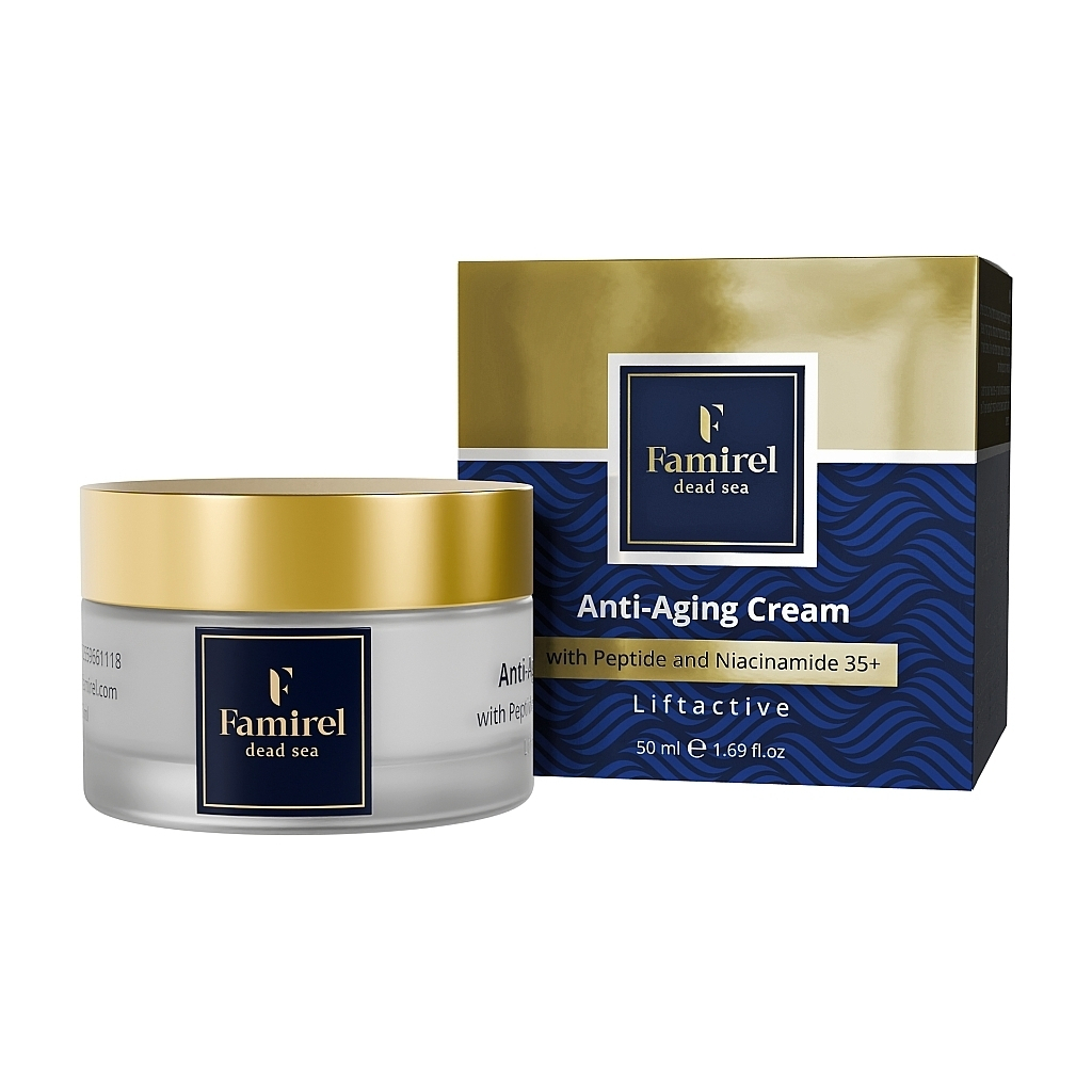 Крем для обличчя Famirel Anti-Aging Cream Liftactive Антивіковий З пептидами та ніацинамідом 50 мл (7290114084932) - зображення 1
