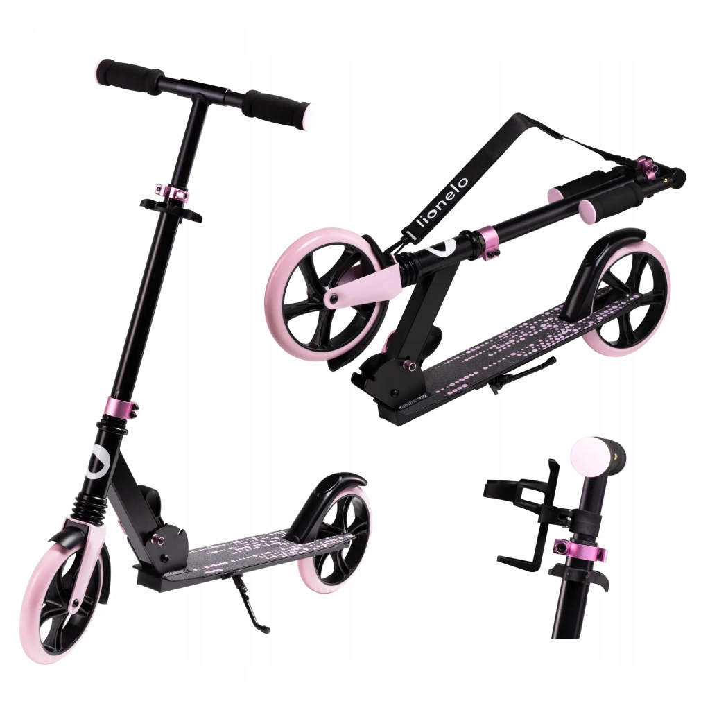 Самокат Lionelo Luca Black Carbon Pink (LO-LUCA BLACK CARBON PINK) - зображення 5