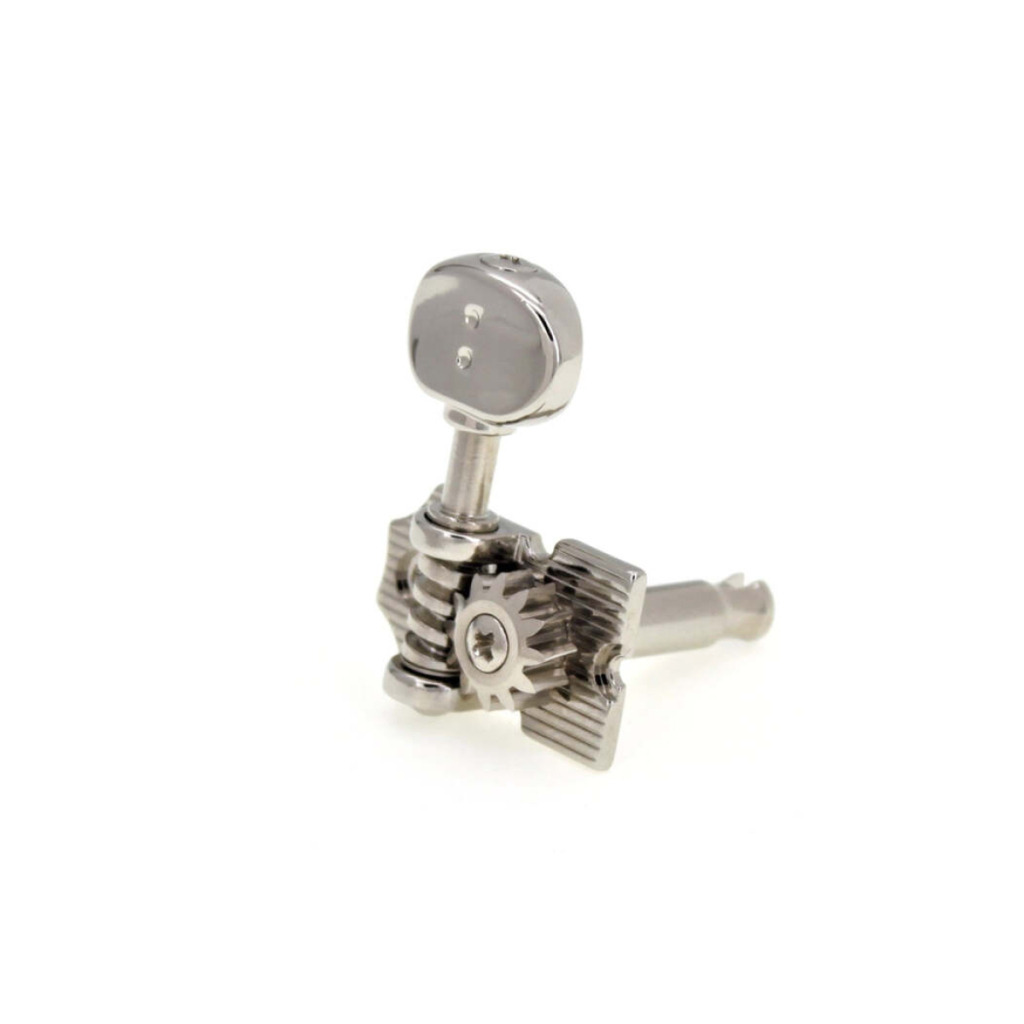 Кілки для гітари Graph Tech PRN-4624-N0 Ratio Electric 6-in-line Waffle, Vin. Nickel (235516) - зображення 2