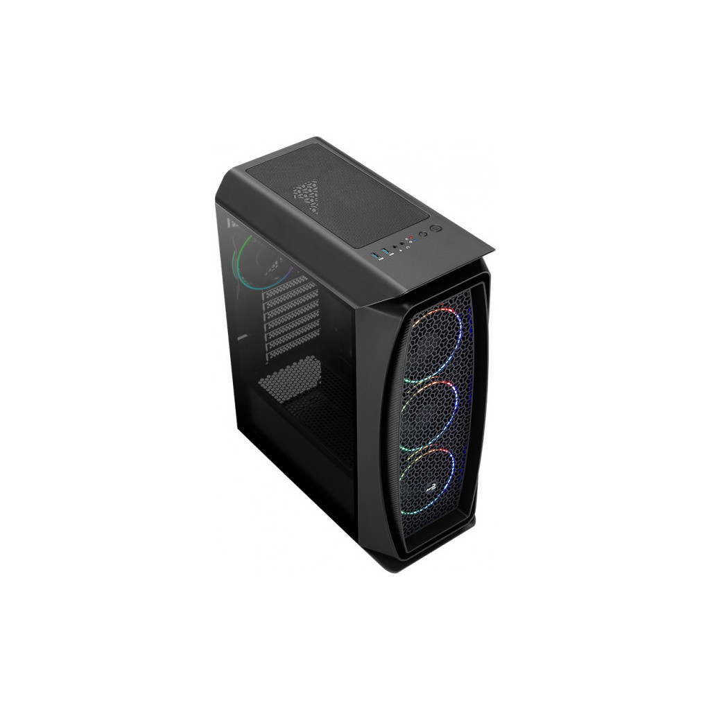 Корпус AeroCool Aero One Mini Eclipse-G-BK-v1 Black - зображення 2