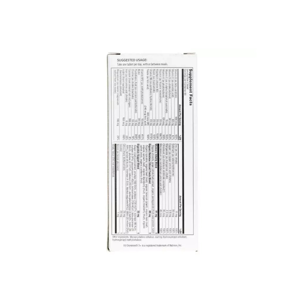 Вітамінно-мінеральний комплекс Rainbow Light Полівітаміни для жінок, Women's One Vibrance, 60 таблеток (RLT-21703) - изображение 2