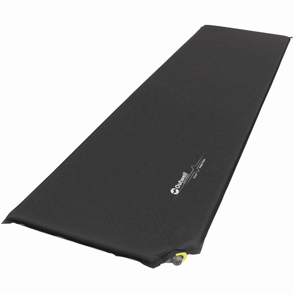 Туристичний килимок Outwell Self-inflating Mat Sleepin Single 3 cm Black (928855) - зображення 1