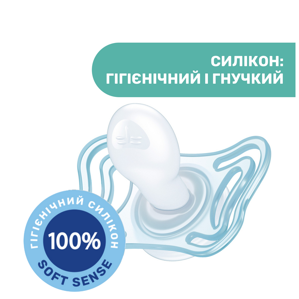 Пустушка Chicco Physioforma Micro силіконова від 0 до 2 місяців Для дівчаток 2 шт (75126.11) - изображение 5