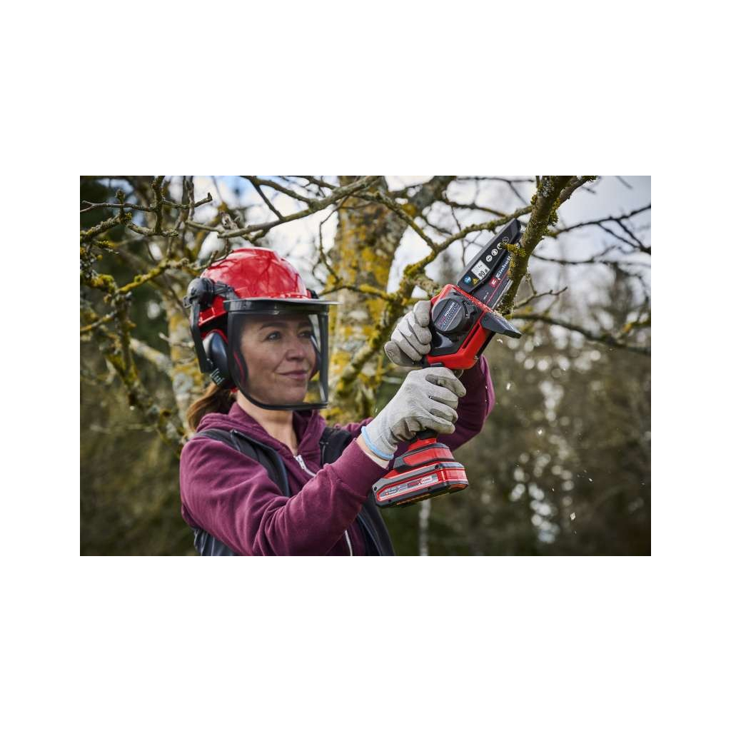 Ланцюгова пила Einhell GE-PS 18/15 Li BL - Solo PXC 18В, безщіткова, шина 158мм, різ 125мм (без АКБ і ЗП) (4600040) - зображення 4