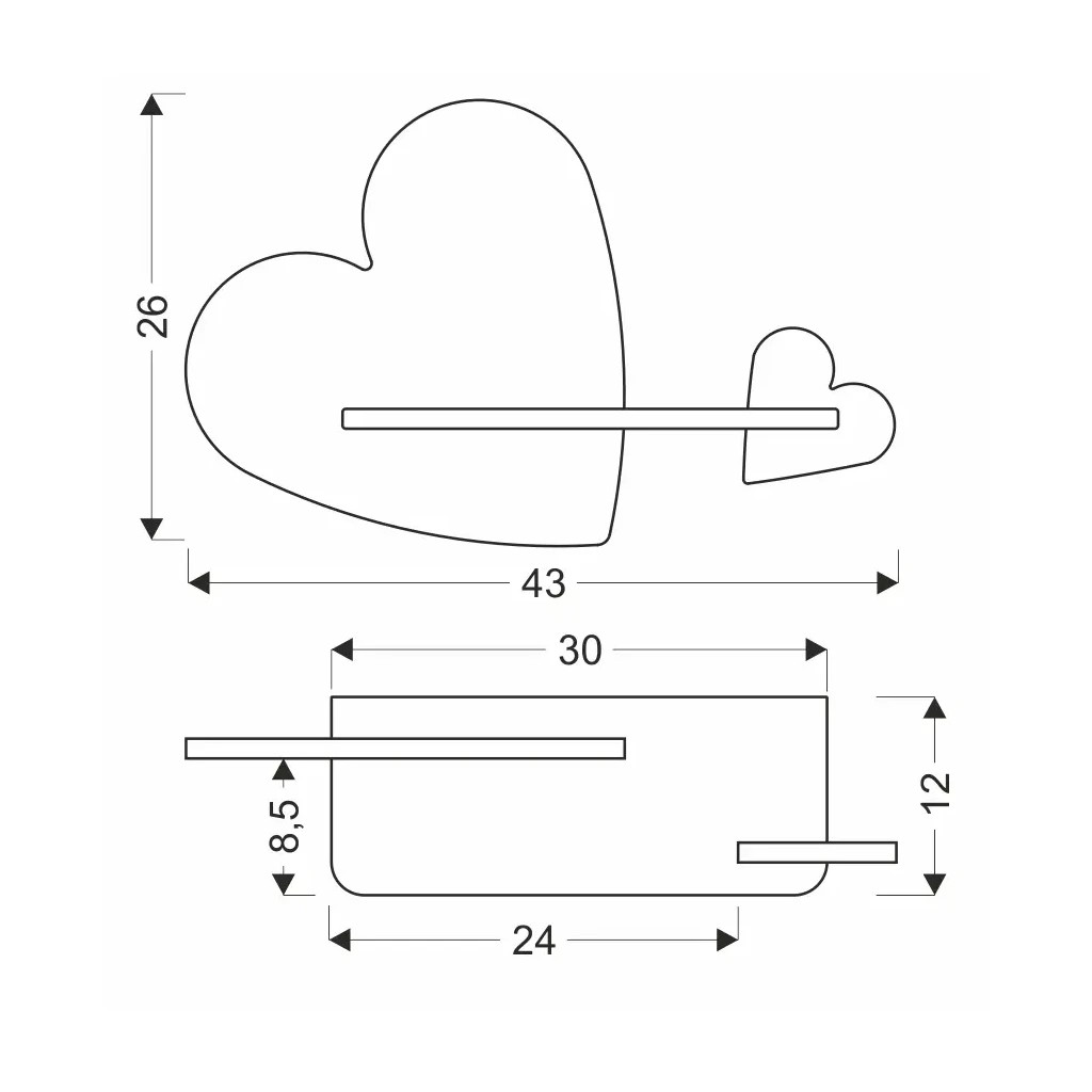 Світильник Candellux Heart (21-84552) - изображение 2