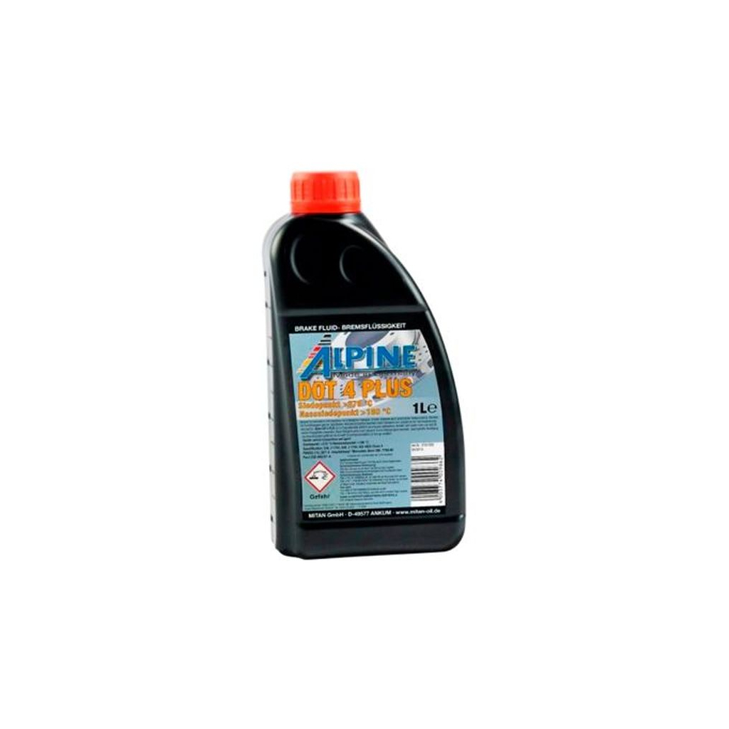 Гальмівна рідина Alpine Brake Fluid DOT 4 Plus 1л (1337-1) - зображення 1