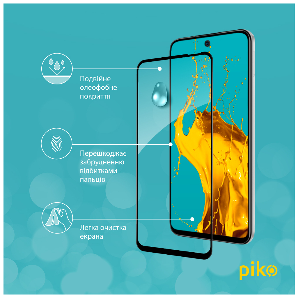 Скло захисне Piko Full Glue Tecno Spark 30C Black (1283126599378) - зображення 4