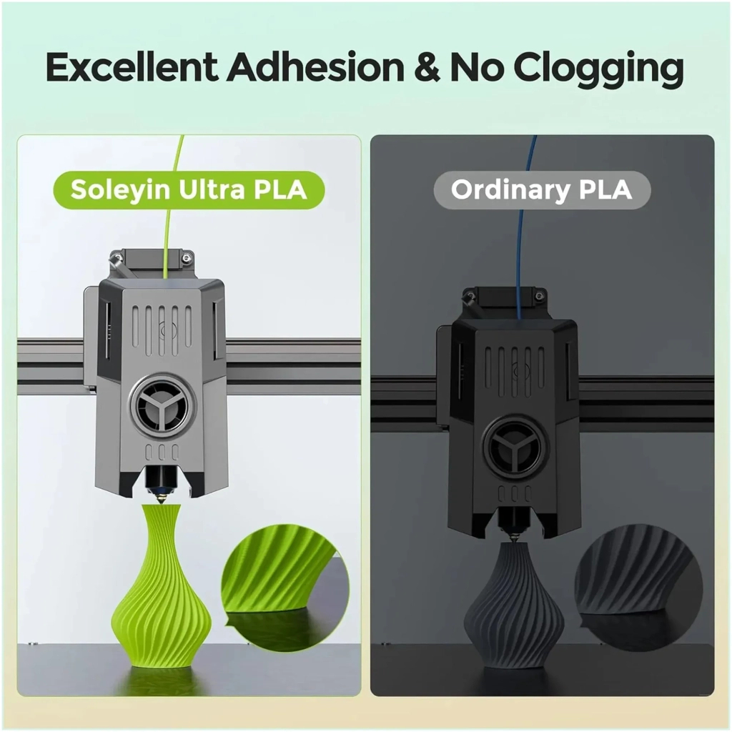 Пластик для 3D-принтера Creality Soleyin 1кг, 1.75мм, red strawberry milk (3301010510) - зображення 4