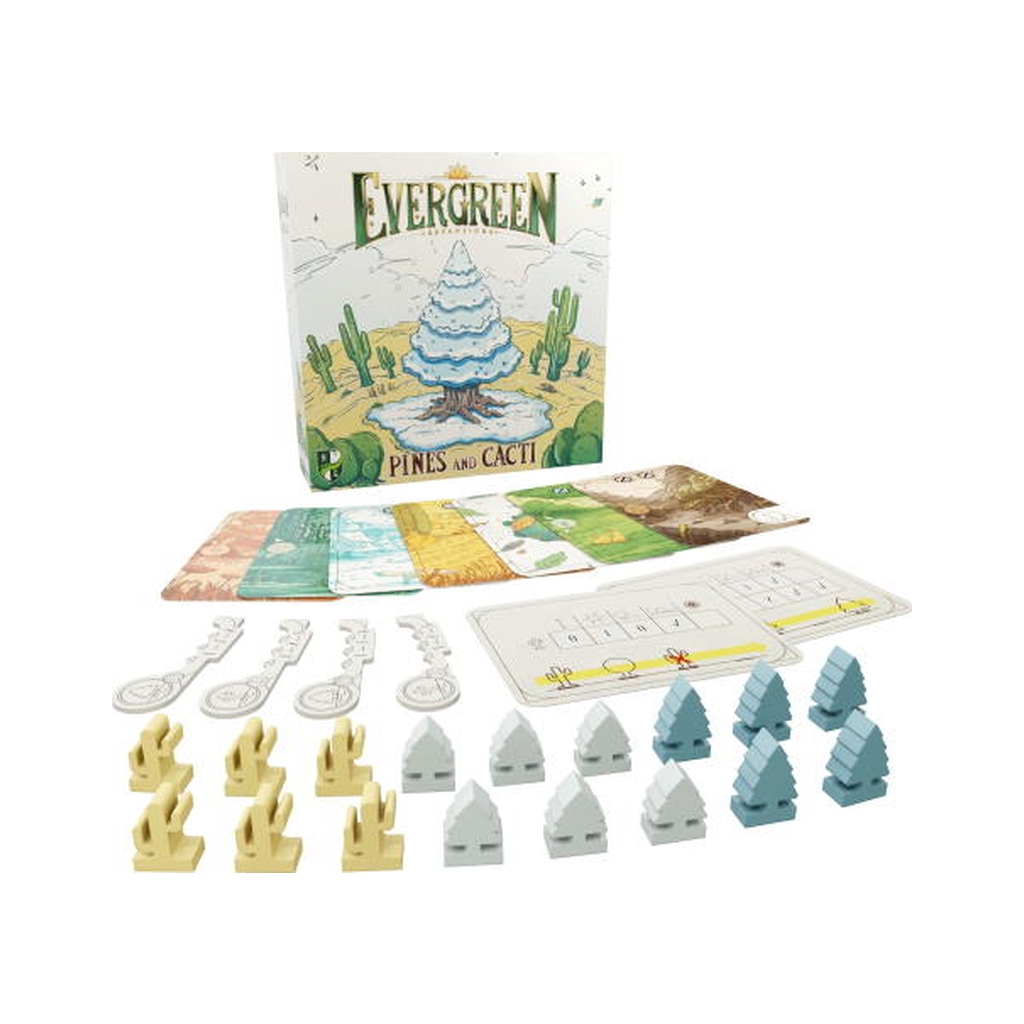Настільна гра Games 7 Days Evergreen: сосни та кактуси (Evergreen: Pines and Cacti) (англ.) + QR-код на укр. правила (HG171) - зображення 3