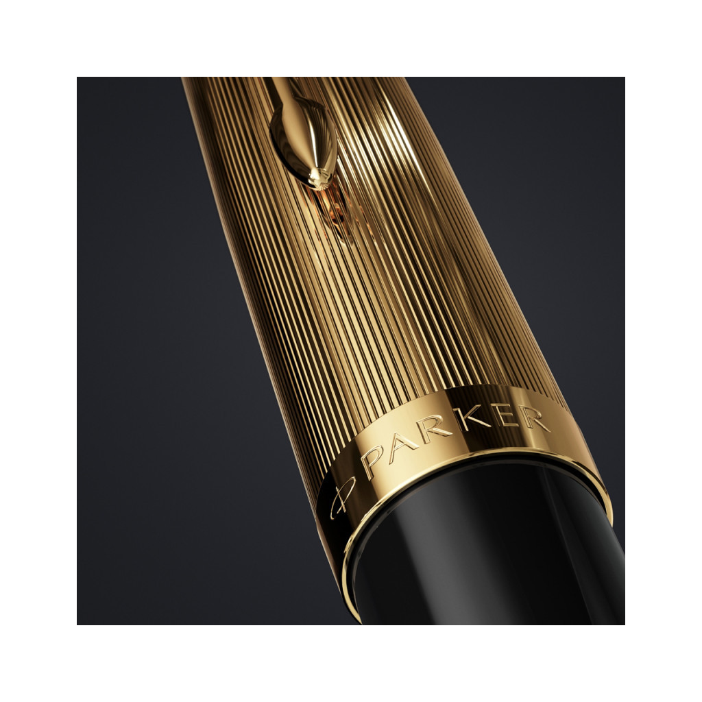 Ручка кулькова Parker PARKER 51 Premium Black GT BP (57 032) - зображення 4