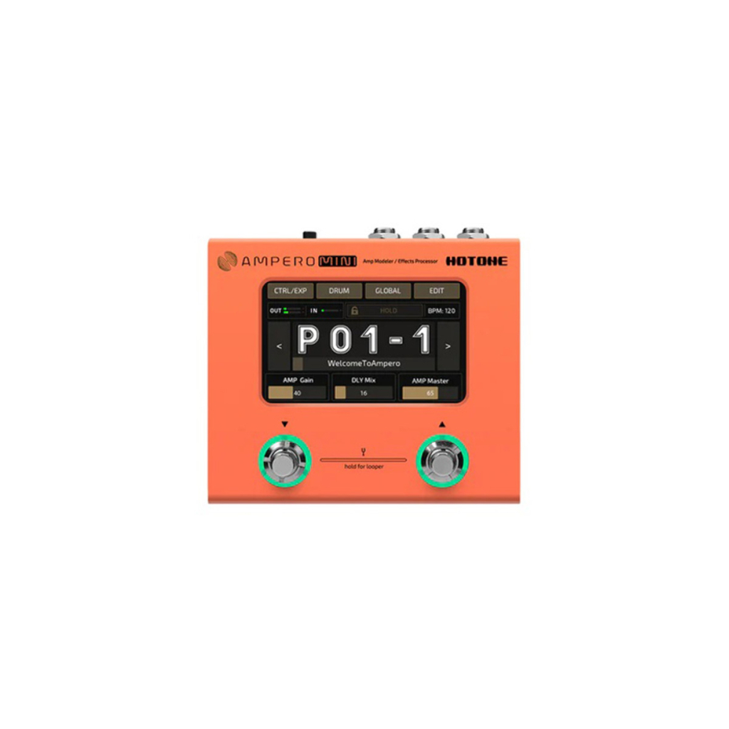 Гітарний процесор Hotone Audio Ampero Mini Orange (234790) - зображення 1