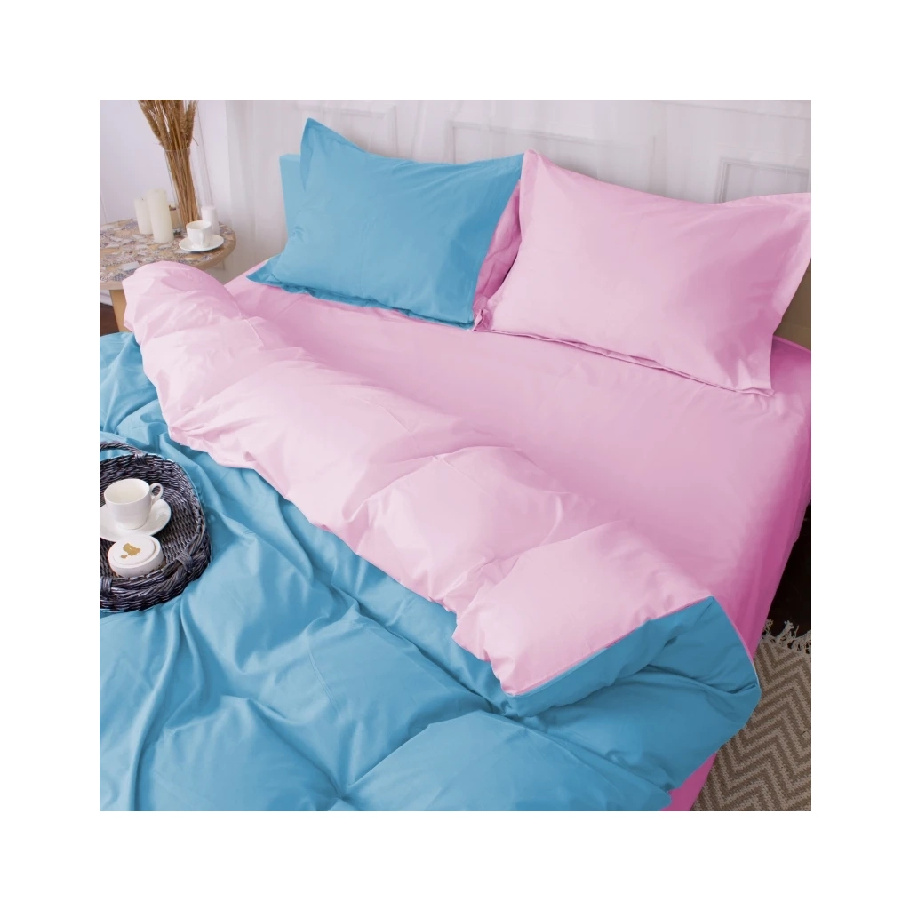 Постільна білизна MirSon Poplin Line 018 + 067 Nelson 110x140 (2200006277736) - изображение 2