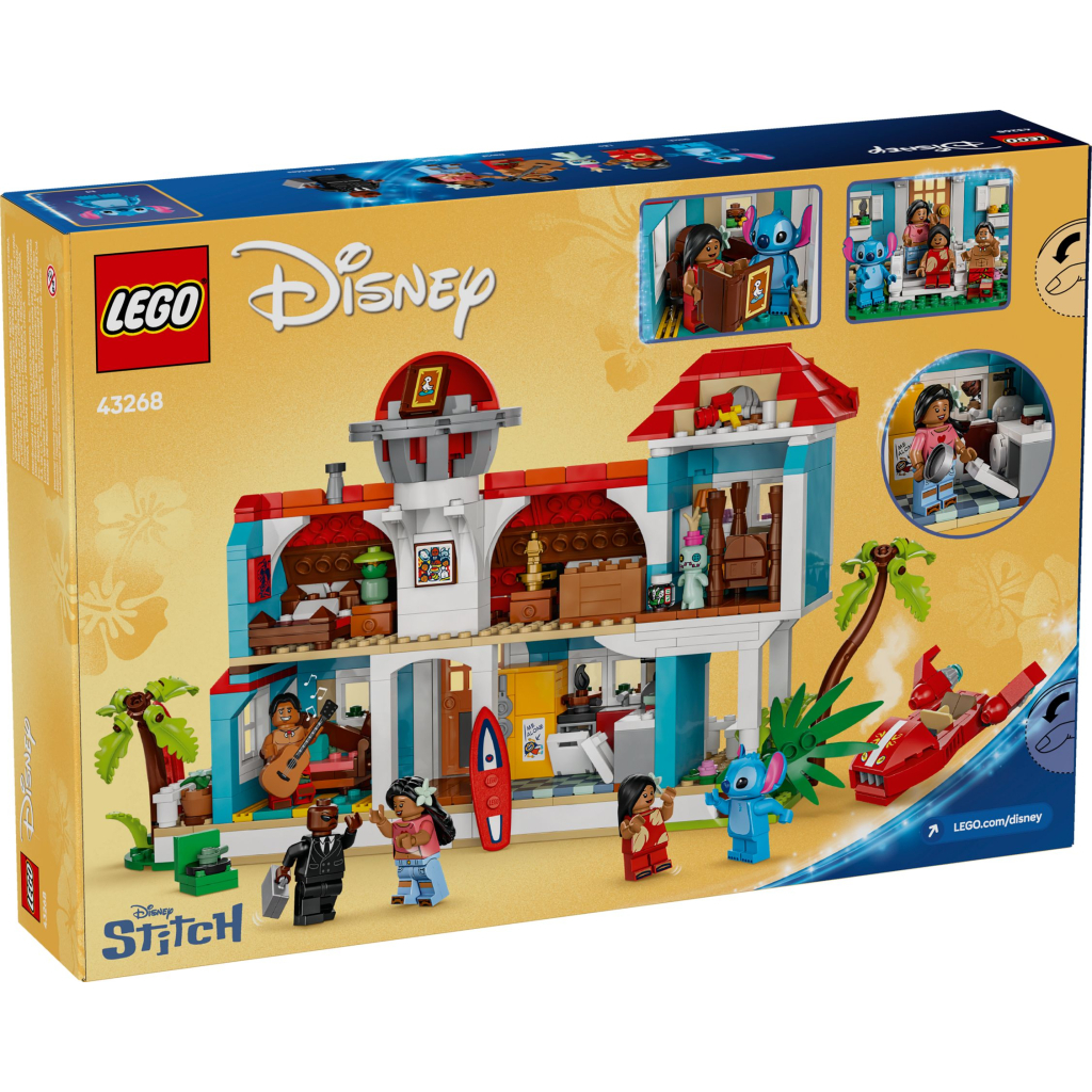 Конструктор LEGO Disney Classic Пляжний будинок Ліло і Стіч (43268) - зображення 6
