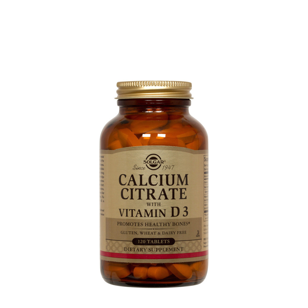 Вітамінно-мінеральний комплекс Solgar Цитрат Кальція + Вітамін D3, Calcium Citrate with Vitamin D3 (SOL00431) - зображення 1