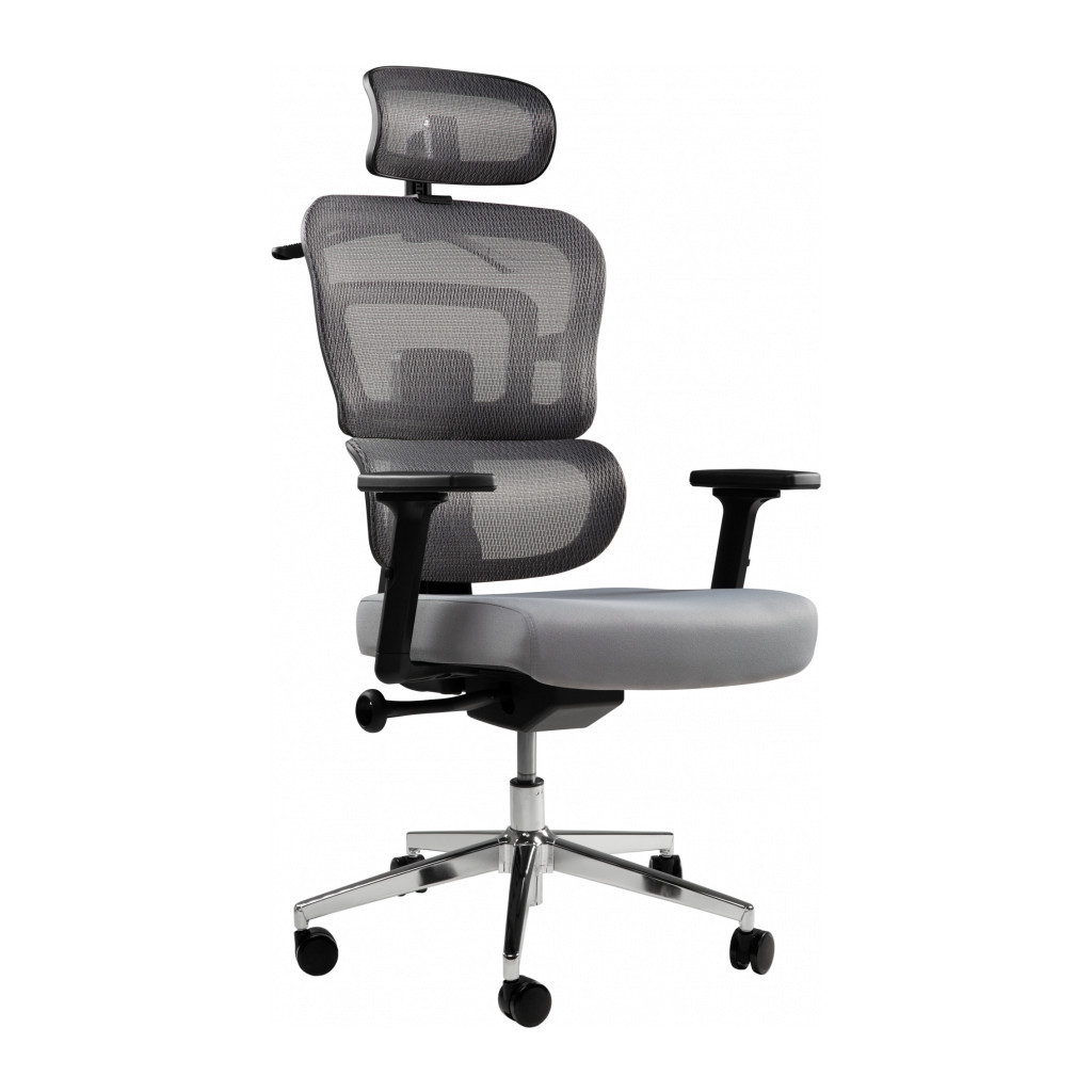 Офісне крісло GT Racer B-517L Gray - зображення 1