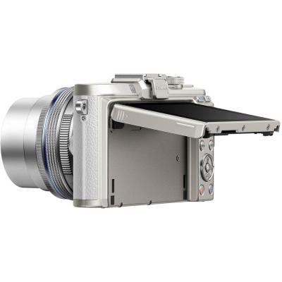Цифровий фотоапарат Olympus E-PL8 14-42 mm Pancake Zoom Kit white/silver (V205082WE000) - зображення 5
