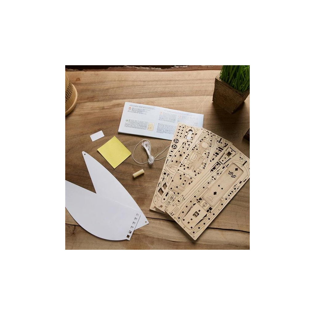 Конструктор Ugears механічний 3D Яхта Океанська Красуня (70193) - зображення 11