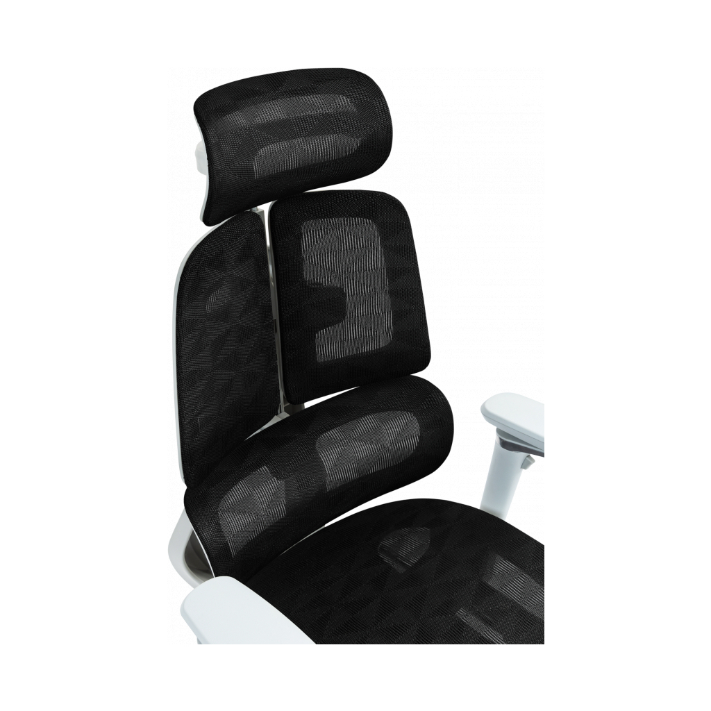 Офісне крісло GT Racer B-2450 White/Black - зображення 11